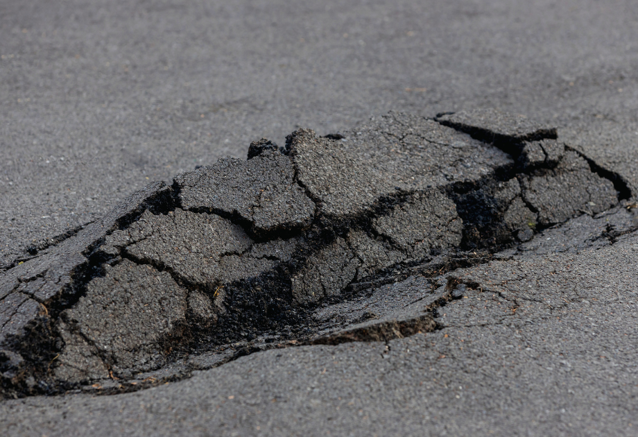 Stressed pavement